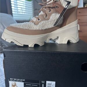 Sorel Women's Sea Salt Boot Cozy Lace WP